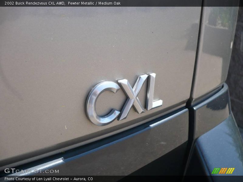 Pewter Metallic / Medium Oak 2002 Buick Rendezvous CXL AWD