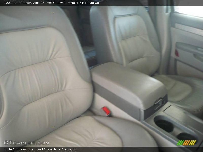 Pewter Metallic / Medium Oak 2002 Buick Rendezvous CXL AWD