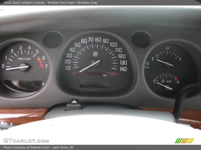 Medium Red Pearl / Medium Gray 2002 Buick LeSabre Custom
