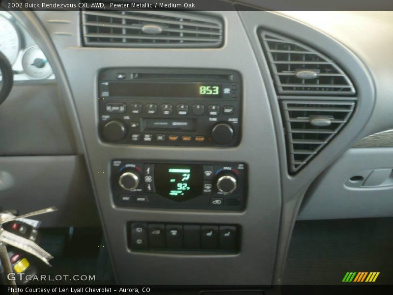 Pewter Metallic / Medium Oak 2002 Buick Rendezvous CXL AWD