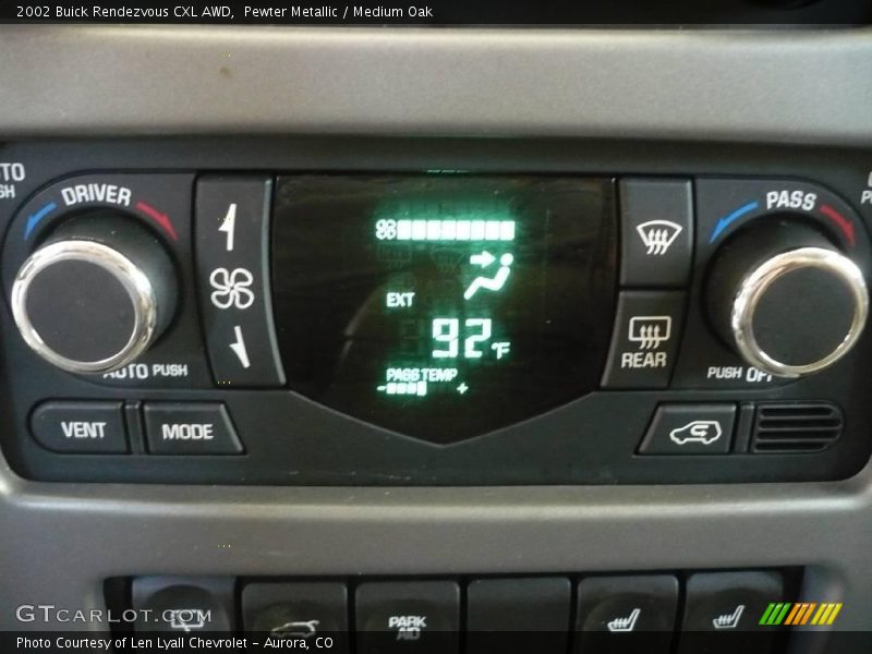 Pewter Metallic / Medium Oak 2002 Buick Rendezvous CXL AWD