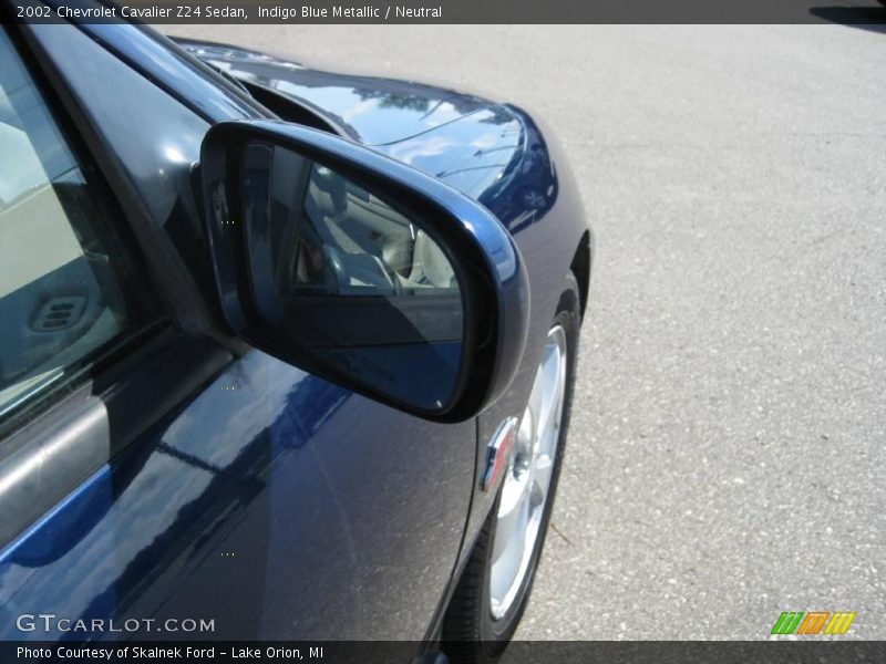 Indigo Blue Metallic / Neutral 2002 Chevrolet Cavalier Z24 Sedan