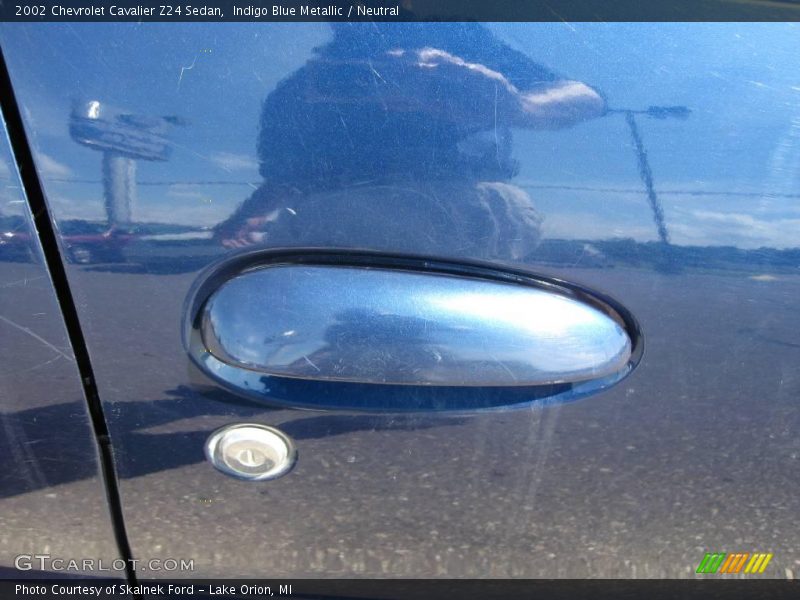 Indigo Blue Metallic / Neutral 2002 Chevrolet Cavalier Z24 Sedan