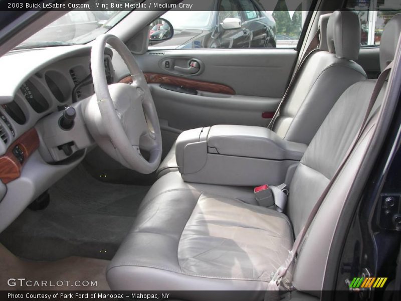 Ming Blue Metallic / Medium Gray 2003 Buick LeSabre Custom