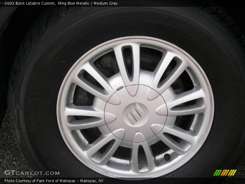 Ming Blue Metallic / Medium Gray 2003 Buick LeSabre Custom