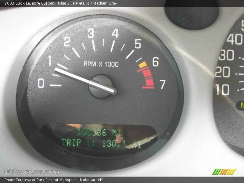 Ming Blue Metallic / Medium Gray 2003 Buick LeSabre Custom