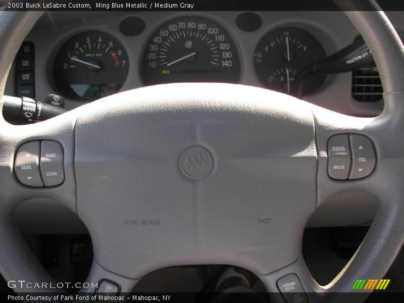 Ming Blue Metallic / Medium Gray 2003 Buick LeSabre Custom