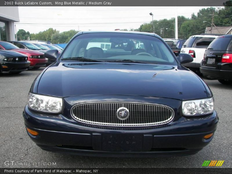 Ming Blue Metallic / Medium Gray 2003 Buick LeSabre Custom