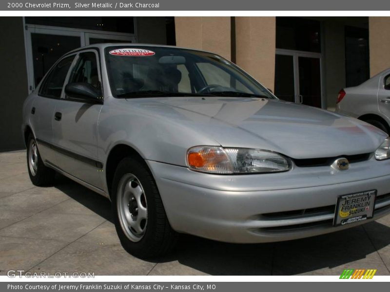 Silver Metallic / Dark Charcoal 2000 Chevrolet Prizm