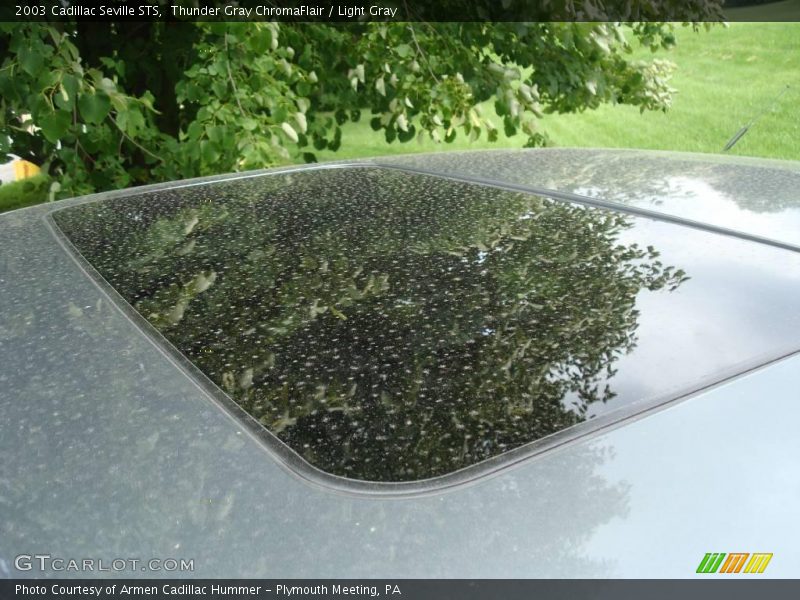 Thunder Gray ChromaFlair / Light Gray 2003 Cadillac Seville STS