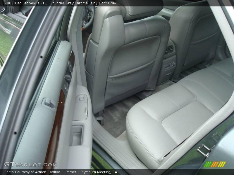 Thunder Gray ChromaFlair / Light Gray 2003 Cadillac Seville STS