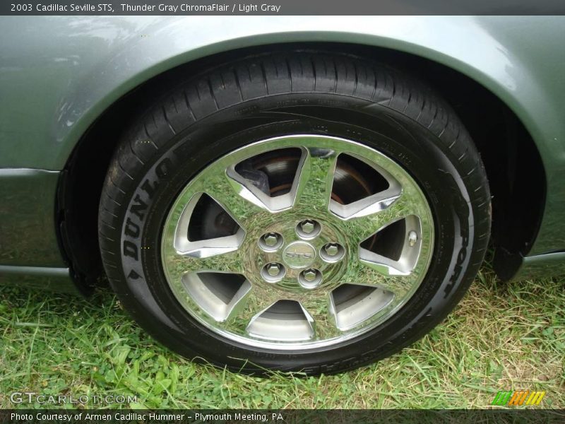 Thunder Gray ChromaFlair / Light Gray 2003 Cadillac Seville STS