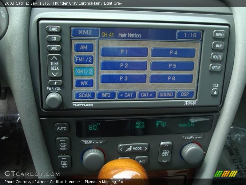 Thunder Gray ChromaFlair / Light Gray 2003 Cadillac Seville STS