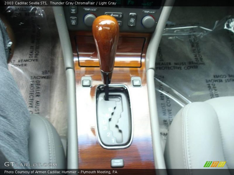 Thunder Gray ChromaFlair / Light Gray 2003 Cadillac Seville STS