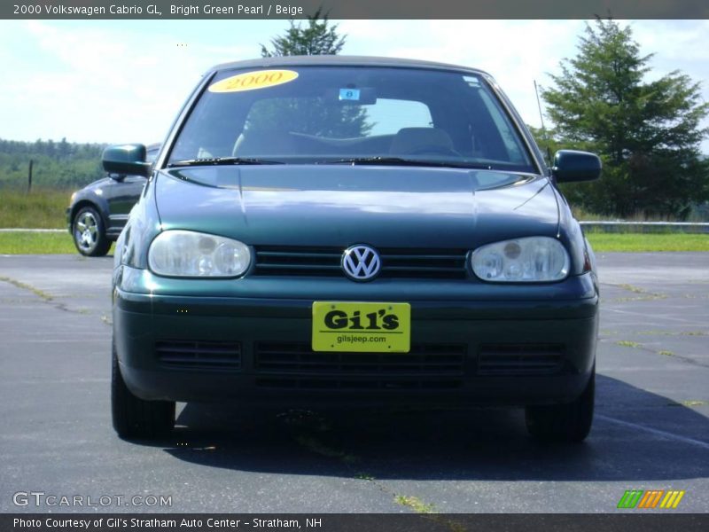 Bright Green Pearl / Beige 2000 Volkswagen Cabrio GL