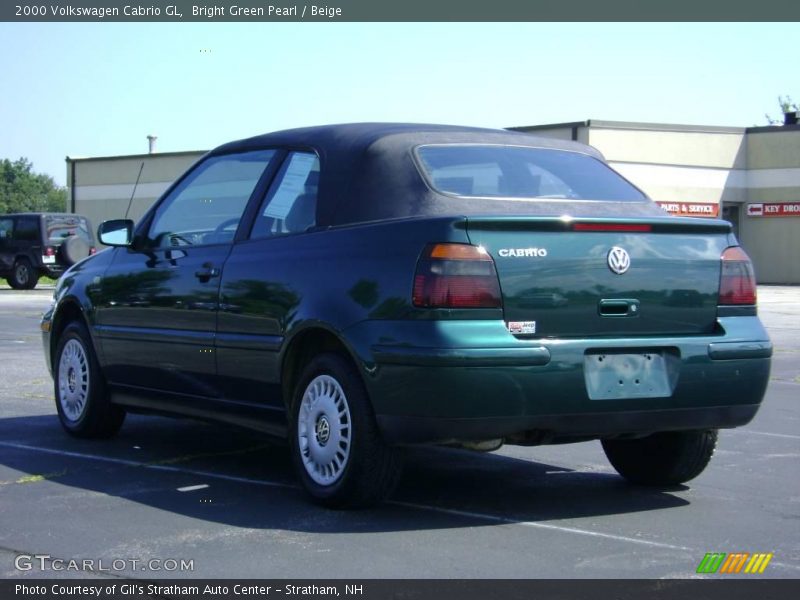 Bright Green Pearl / Beige 2000 Volkswagen Cabrio GL