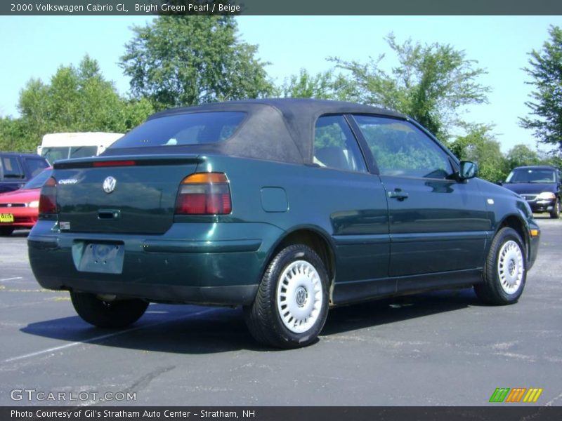 Bright Green Pearl / Beige 2000 Volkswagen Cabrio GL