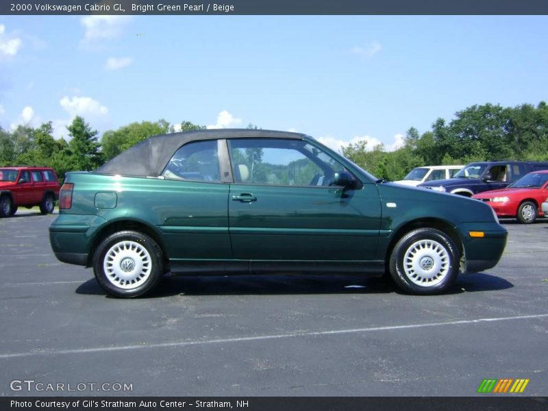Bright Green Pearl / Beige 2000 Volkswagen Cabrio GL