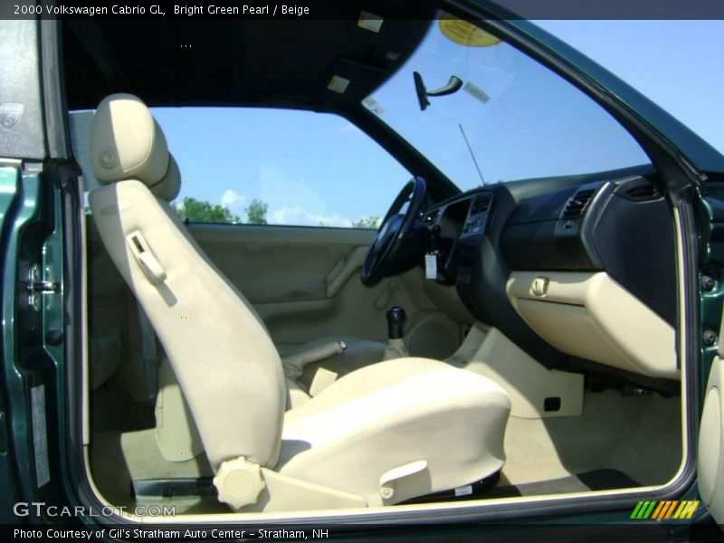Bright Green Pearl / Beige 2000 Volkswagen Cabrio GL