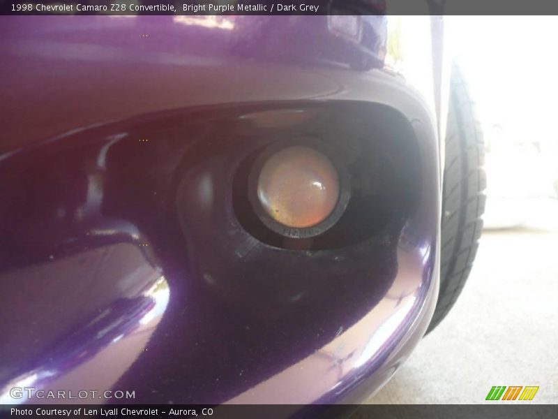 Bright Purple Metallic / Dark Grey 1998 Chevrolet Camaro Z28 Convertible