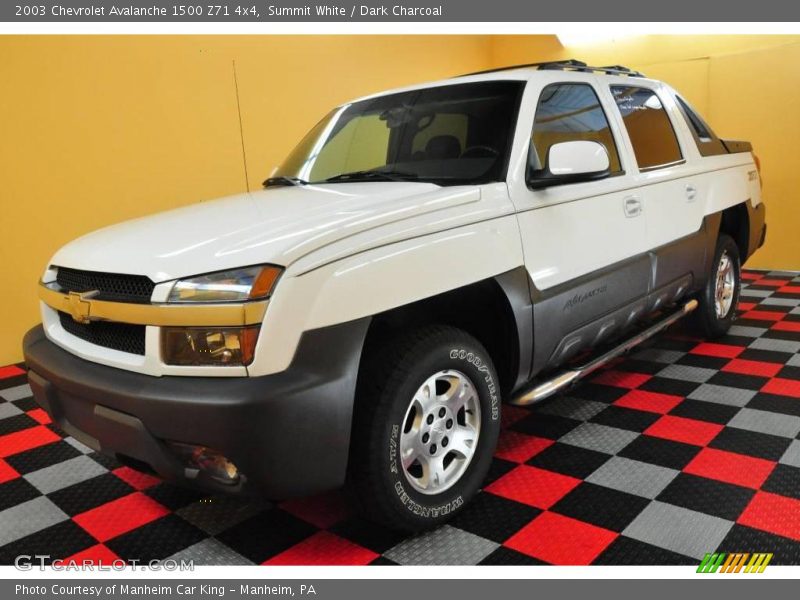 Summit White / Dark Charcoal 2003 Chevrolet Avalanche 1500 Z71 4x4