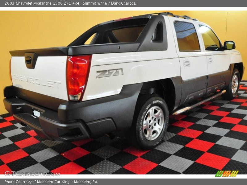 Summit White / Dark Charcoal 2003 Chevrolet Avalanche 1500 Z71 4x4