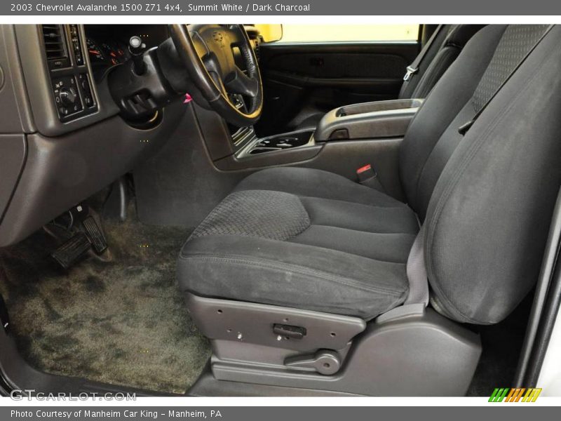 Summit White / Dark Charcoal 2003 Chevrolet Avalanche 1500 Z71 4x4