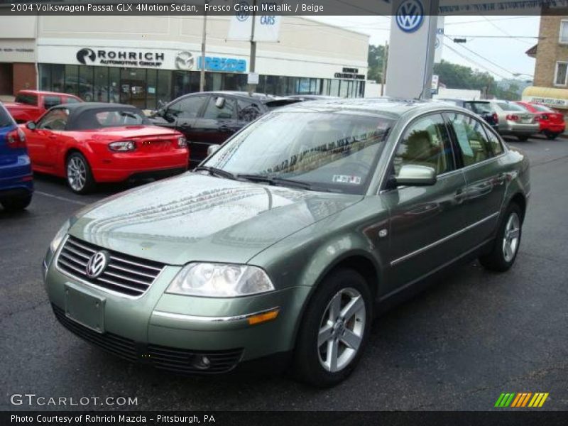 Fresco Green Metallic / Beige 2004 Volkswagen Passat GLX 4Motion Sedan