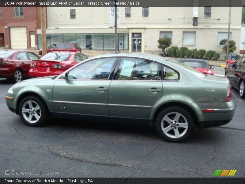 Fresco Green Metallic / Beige 2004 Volkswagen Passat GLX 4Motion Sedan