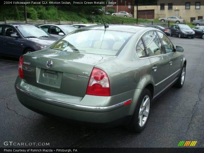 Fresco Green Metallic / Beige 2004 Volkswagen Passat GLX 4Motion Sedan