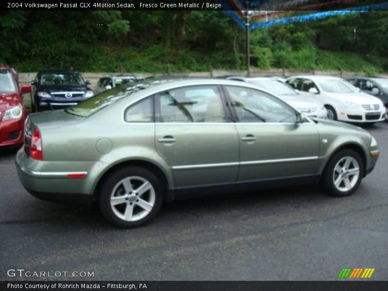 Fresco Green Metallic / Beige 2004 Volkswagen Passat GLX 4Motion Sedan