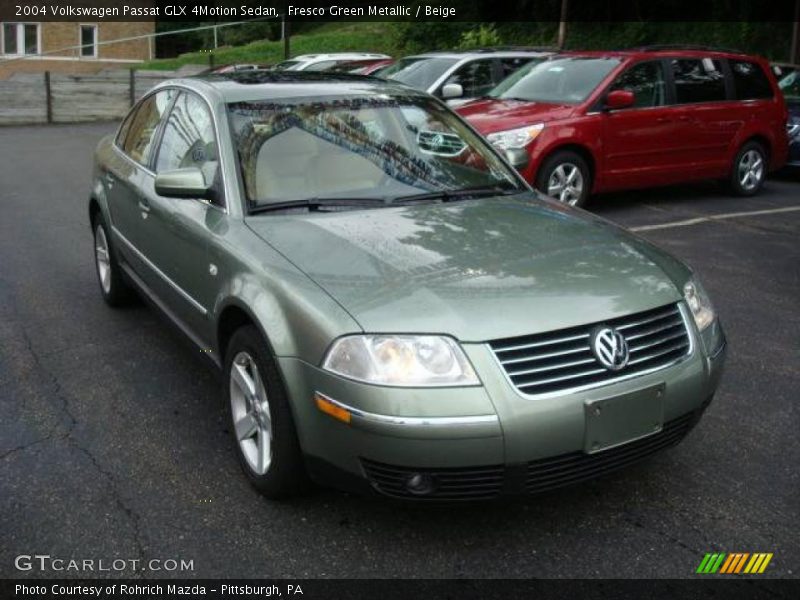 Fresco Green Metallic / Beige 2004 Volkswagen Passat GLX 4Motion Sedan