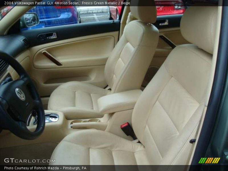 Fresco Green Metallic / Beige 2004 Volkswagen Passat GLX 4Motion Sedan