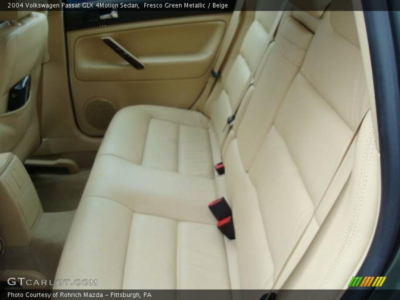 Fresco Green Metallic / Beige 2004 Volkswagen Passat GLX 4Motion Sedan