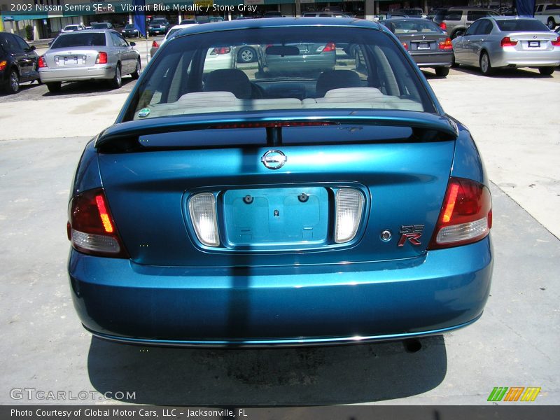 Vibrant Blue Metallic / Stone Gray 2003 Nissan Sentra SE-R