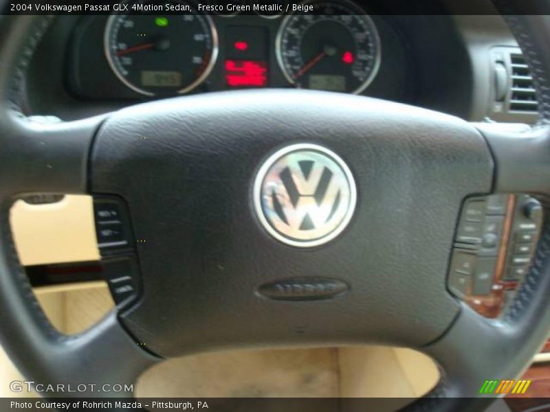 Fresco Green Metallic / Beige 2004 Volkswagen Passat GLX 4Motion Sedan