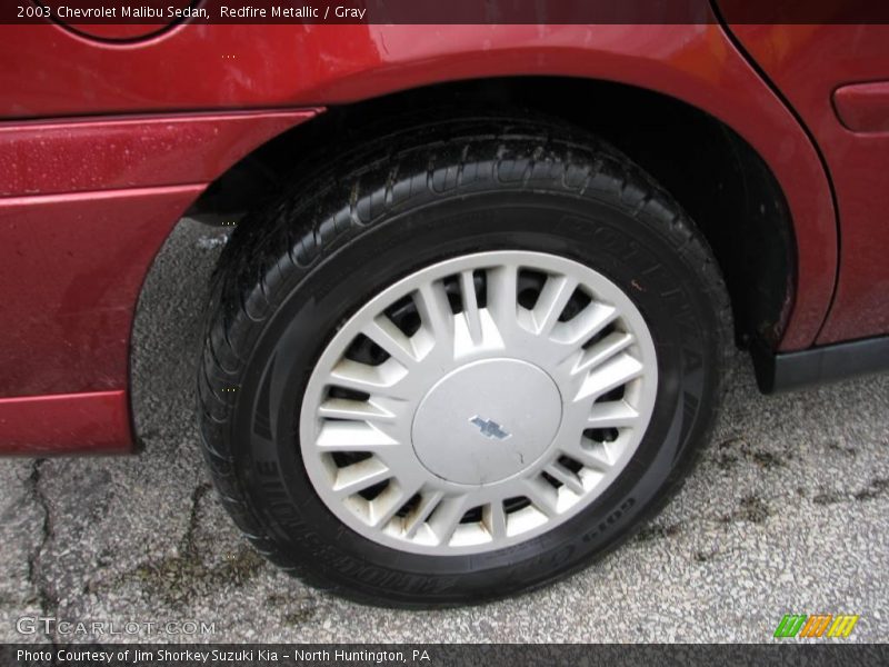 Redfire Metallic / Gray 2003 Chevrolet Malibu Sedan