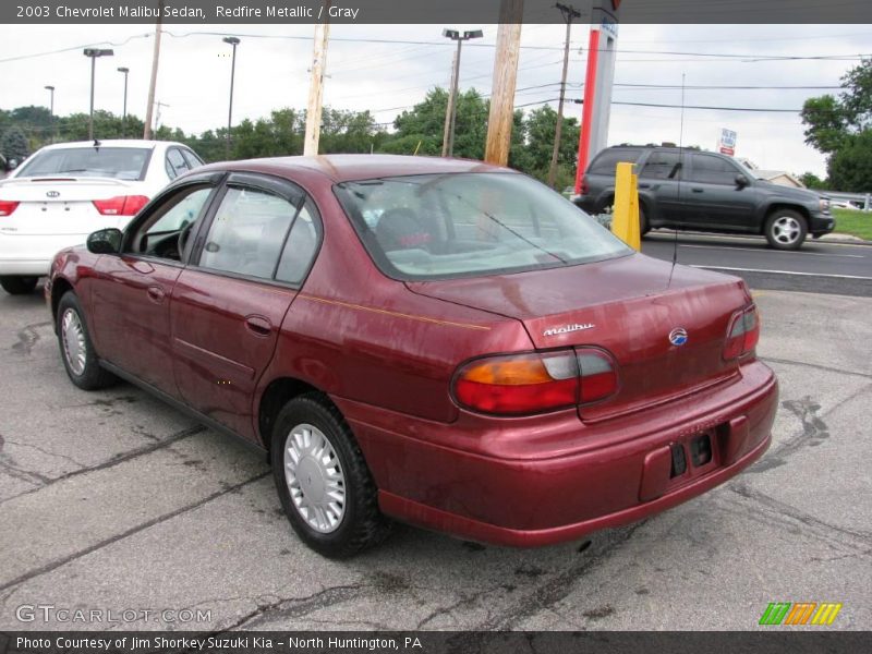 Redfire Metallic / Gray 2003 Chevrolet Malibu Sedan