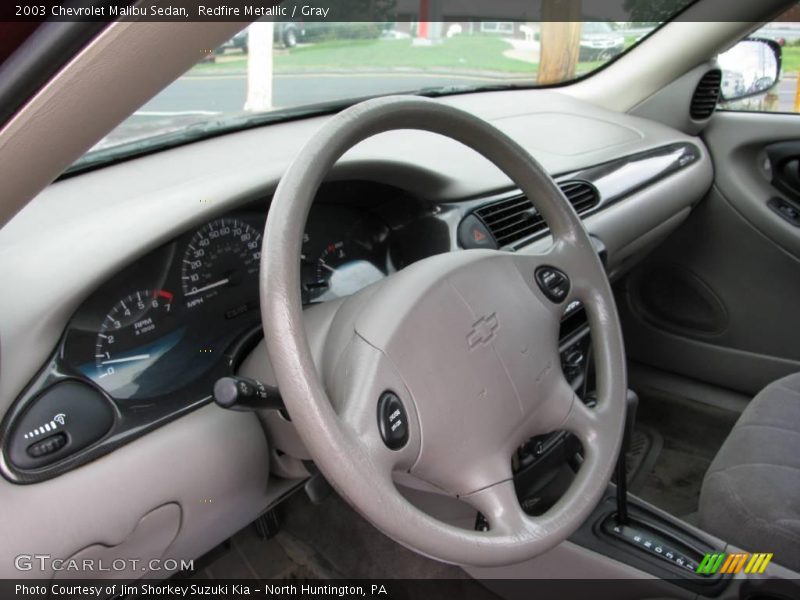 Redfire Metallic / Gray 2003 Chevrolet Malibu Sedan