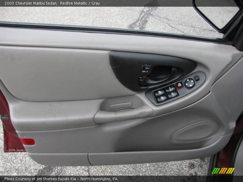 Redfire Metallic / Gray 2003 Chevrolet Malibu Sedan