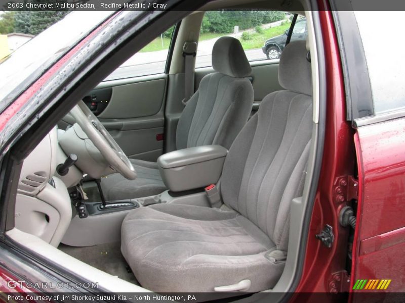 Redfire Metallic / Gray 2003 Chevrolet Malibu Sedan