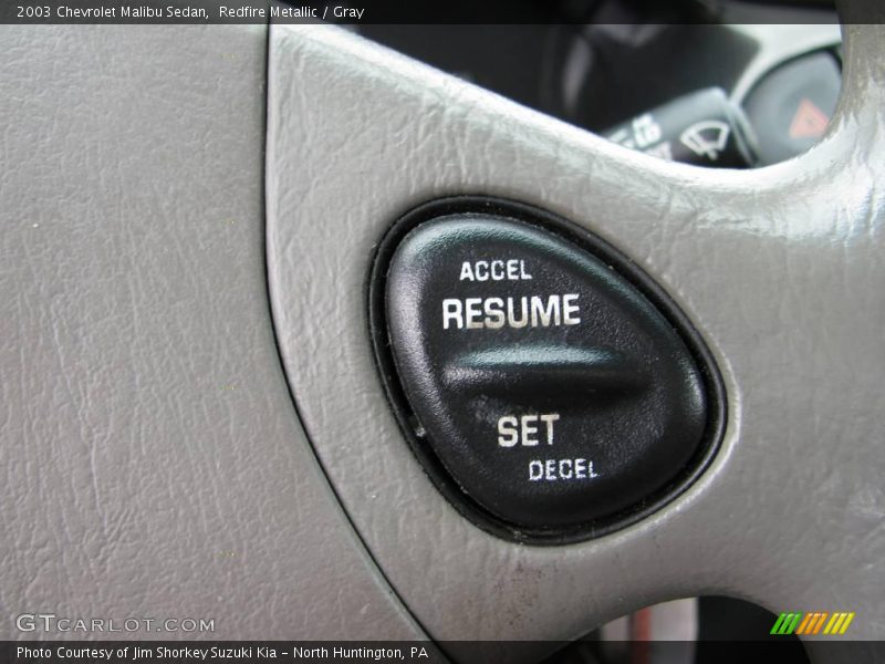Redfire Metallic / Gray 2003 Chevrolet Malibu Sedan