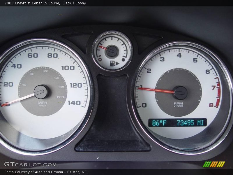 Black / Ebony 2005 Chevrolet Cobalt LS Coupe