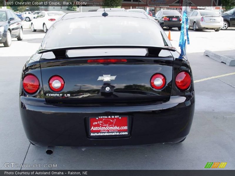 Black / Ebony 2005 Chevrolet Cobalt LS Coupe
