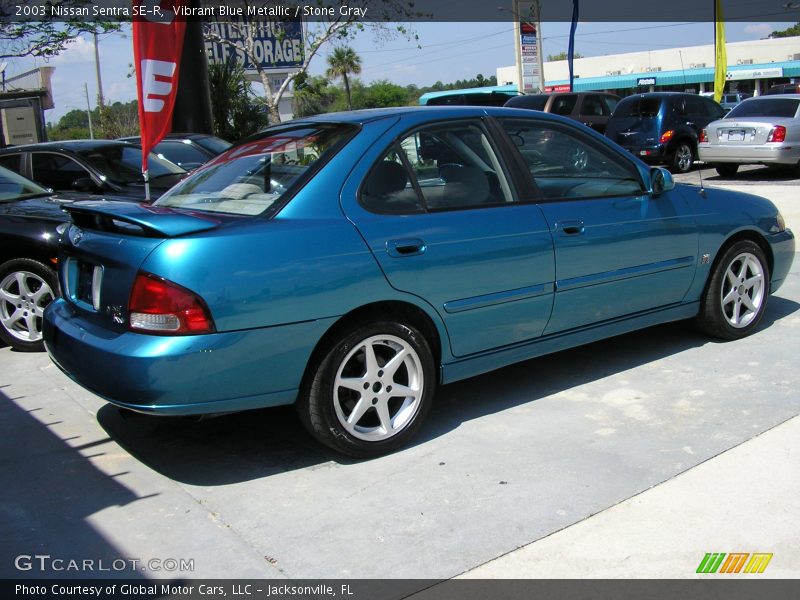 Vibrant Blue Metallic / Stone Gray 2003 Nissan Sentra SE-R
