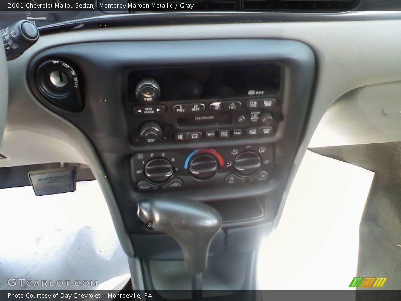 Monterey Maroon Metallic / Gray 2001 Chevrolet Malibu Sedan