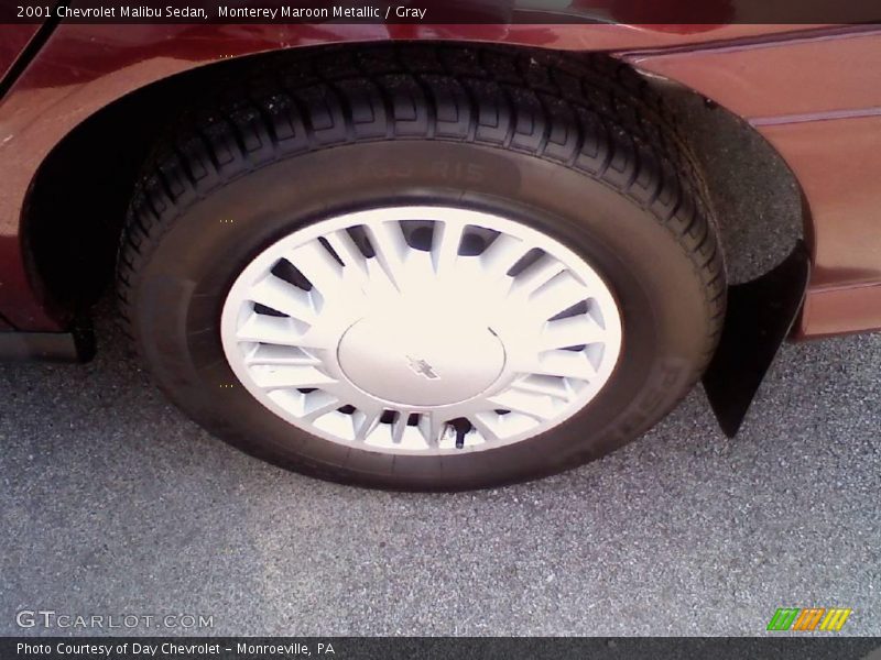 Monterey Maroon Metallic / Gray 2001 Chevrolet Malibu Sedan