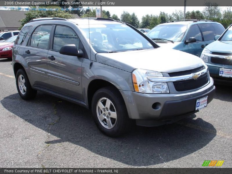 Dark Silver Metallic / Light Gray 2006 Chevrolet Equinox LS AWD