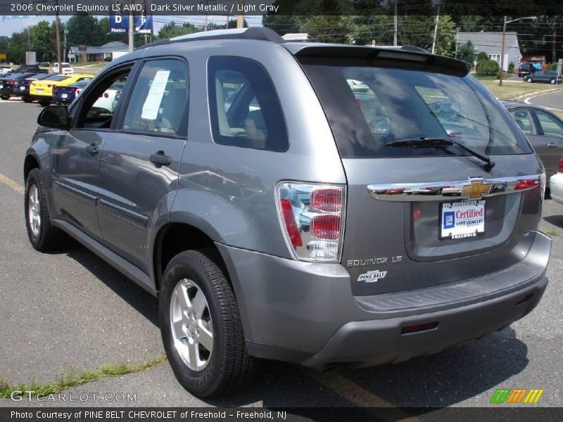 Dark Silver Metallic / Light Gray 2006 Chevrolet Equinox LS AWD