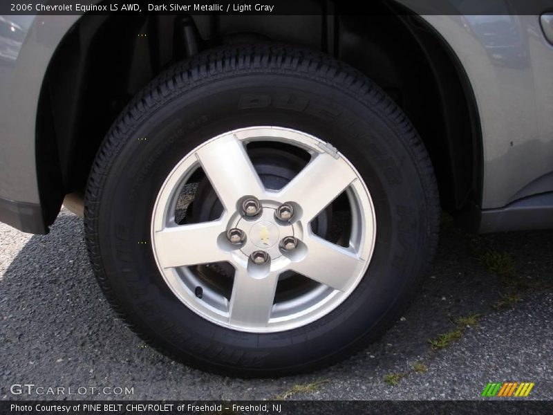 Dark Silver Metallic / Light Gray 2006 Chevrolet Equinox LS AWD
